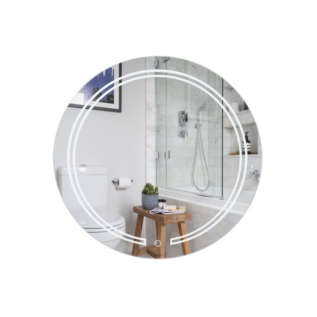 Зеркало Qtap Jay N R590 с LED-подсветкой 70 см QT07782504W, фото  | SNABZHENIE.com.ua