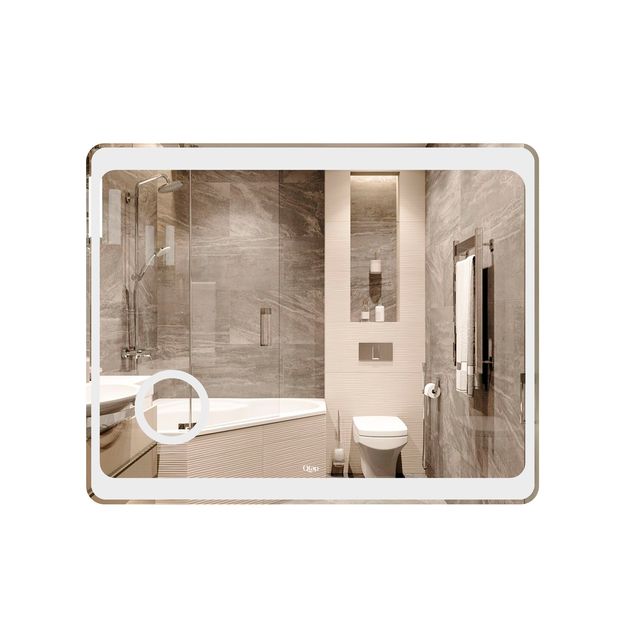 Зеркало Qtap Aquarius 1000х800 с LED-подсветкой QT2178141980100W, фото  | SNABZHENIE.com.ua