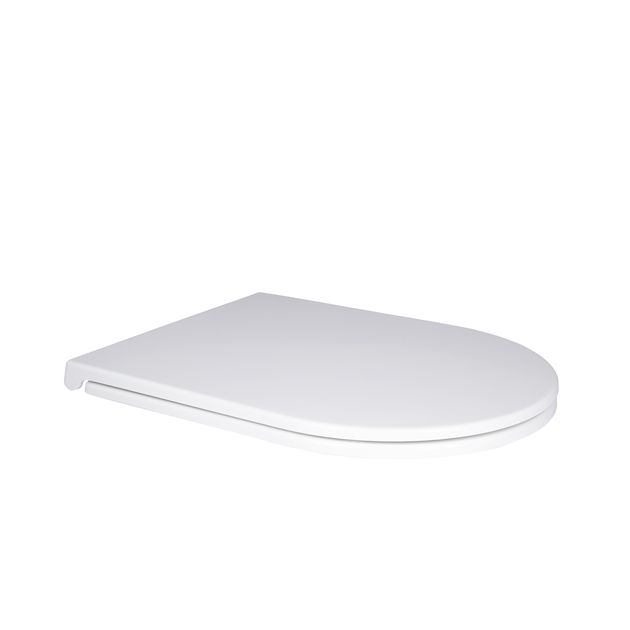 Сиденье для унитаза Qtap с микролифтом Slim QT99HY2049W, фото  | SNABZHENIE.com.ua