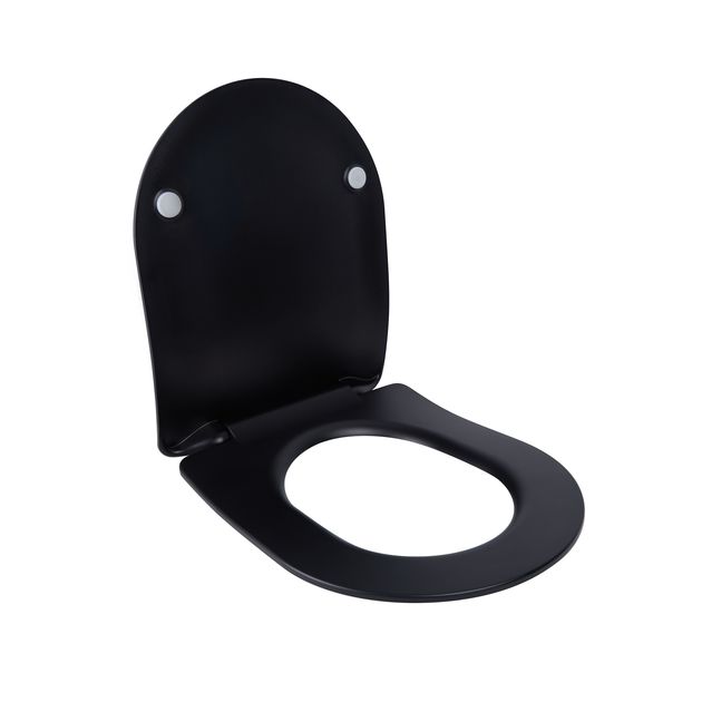 Сиденье для унитаза Qtap Robin, Scorpio с микролифтом Slim QT99U184UF450MB, фото , изображение 3 | SNABZHENIE.com.ua Сиденье для унитаза Qtap Robin, Scorpio с микролифтом Slim QT99U184UF450MB, фото , изображение 3 | SNABZHENIE.com.ua