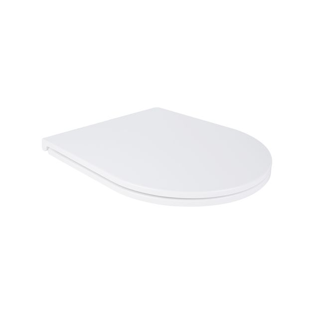 Сиденье для унитаза Qtap Slim с микролифтом QT99HXU13W, фото  | SNABZHENIE.com.ua