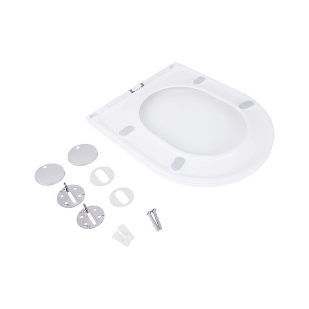 Сиденье для унитаза Qtap Slim с микролифтом QT99HXU13W, фото , изображение 6 | SNABZHENIE.com.ua Сиденье для унитаза Qtap Slim с микролифтом QT99HXU13W, фото , изображение 6 | SNABZHENIE.com.ua