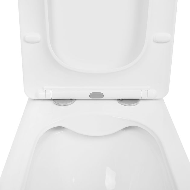Унитаз-компакт Qtap Kalao безободковый с сиденьем Soft-close, фото , изображение 4 | SNABZHENIE.com.ua Унитаз-компакт Qtap Kalao безободковый с сиденьем Soft-close, фото , изображение 4 | SNABZHENIE.com.ua