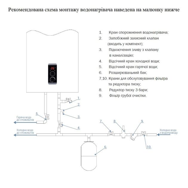 Водонагреватель Thermo Alliance 50 л, вертикальный, 2 кВт, мокрый ТЭН, фото , изображение 7 | SNABZHENIE.com.ua Водонагреватель Thermo Alliance 50 л, вертикальный, 2 кВт, мокрый ТЭН, фото , изображение 7 | SNABZHENIE.com.ua