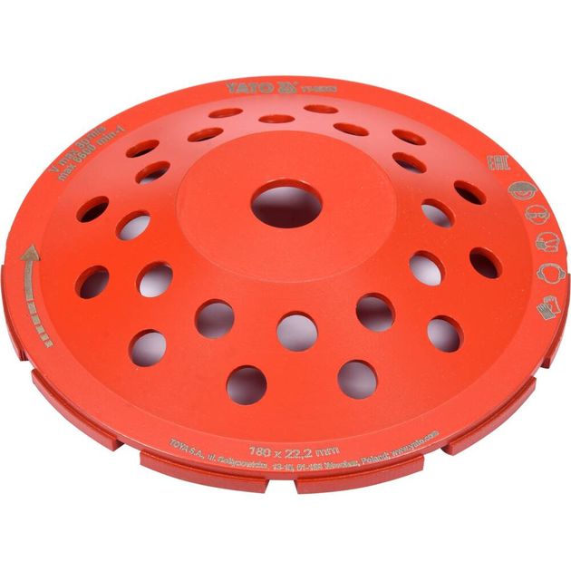 Фреза алмазная YATO 180x22.2 мм (YT-60323), фото , изображение 4 | SNABZHENIE.com.ua