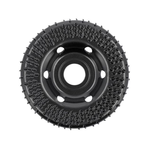 Диск-фреза випуклий до КШМ YATO по дереву, шпаклівці, гіпсу; Ø=120/22.2 мм, t= 16/12 мм шорстк №2, фото , зображення 2 | SNABZHENIE.com.ua