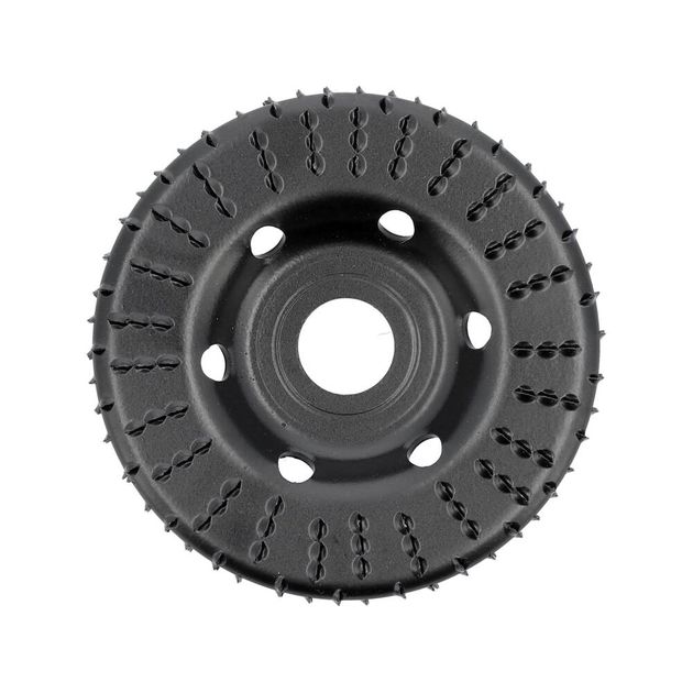 Диск-фреза випуклий до КШМ YATO по дереву, шпаклівці, гіпсу; Ø=120/22.2 мм, t= 18 мм шорстк № 1 [10], фото , зображення 2 | SNABZHENIE.com.ua