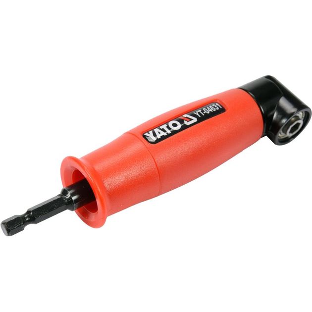 Держатель-адаптер угловий HEX - 1/4, L = 155 мм, під кутом 90 ° YATO (YT-04631), фото , зображення 2 | SNABZHENIE.com.ua Держатель-адаптер угловий HEX - 1/4, L = 155 мм, під кутом 90 ° YATO (YT-04631), фото , зображення 2 | SNABZHENIE.com.ua