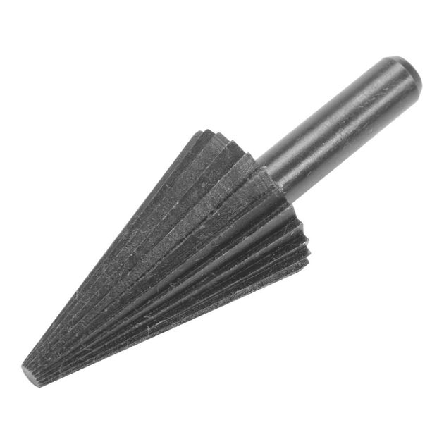 Конусная фреза YATO по металлу 4-24 мм, шпиндель 8 мм (YT-61700), фото , изображение 2 | SNABZHENIE.com.ua Конусная фреза YATO по металлу 4-24 мм, шпиндель 8 мм (YT-61700), фото , изображение 2 | SNABZHENIE.com.ua