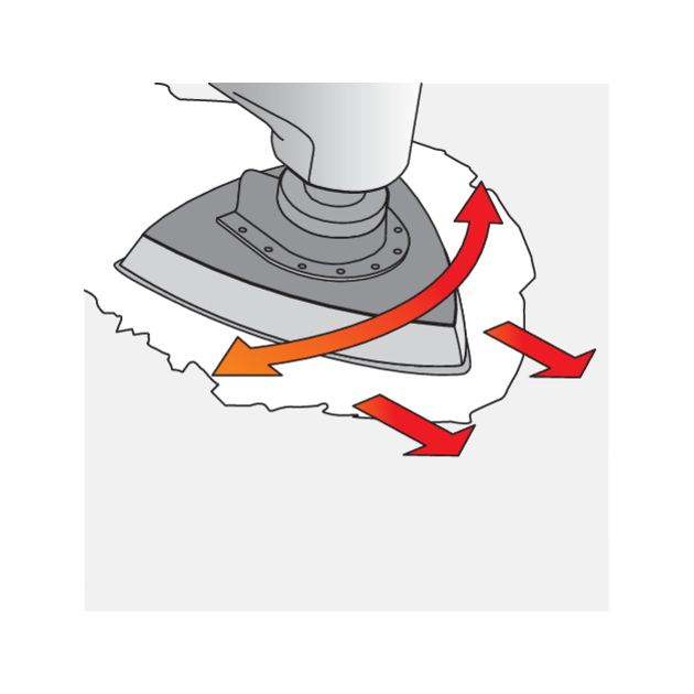 Шліфувальна насадка YATO алюмінієва 80х80х80 мм для реноватора YT-82223, фото , изображение 4 | SNABZHENIE.com.ua
