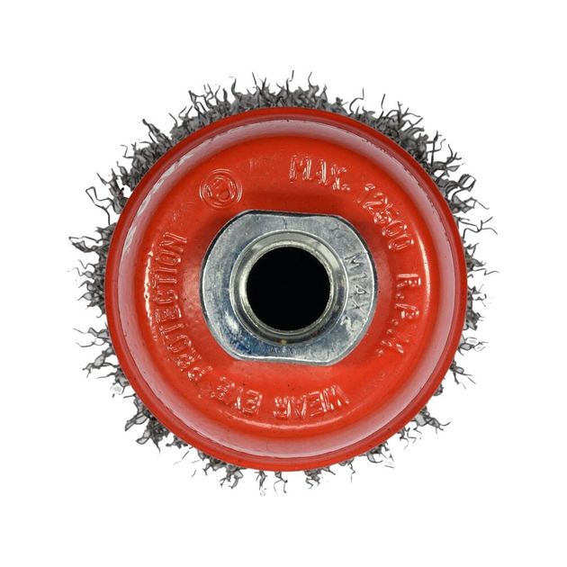 Щетка зачистная чашка из нержавеющей стали YATO 65 мм, М14, фото , изображение 2 | SNABZHENIE.com.ua