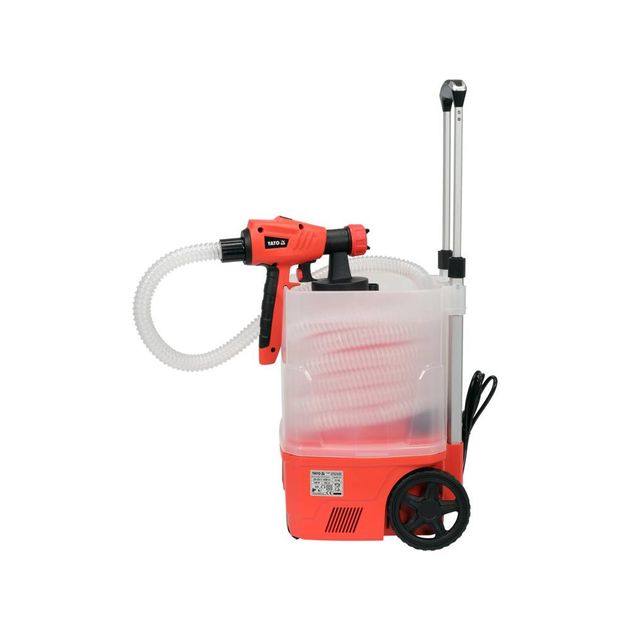 Малярный агрегат YATO 230В, 1380Вт, подача 1 л/мин, шланг 5м, сопла 1; 1,6; 2,6 мм, фото , изображение 6 | SNABZHENIE.com.ua