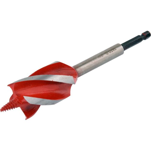 Сверло по дереву YATO 32 мм, l = 165 мм, з 4 кромками, 1/4 (YT-44690), фото , зображення 2 | SNABZHENIE.com.ua