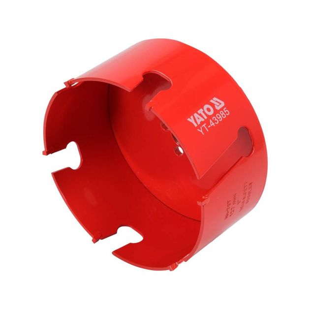 Сверло коронка по силікату, кераміці, плитах OSB YATO 127 x 60мм, 5/8 - 18UNF (YT-43985), фото , зображення 2 | SNABZHENIE.com.ua Сверло коронка по силікату, кераміці, плитах OSB YATO 127 x 60мм, 5/8 - 18UNF (YT-43985), фото , зображення 2 | SNABZHENIE.com.ua