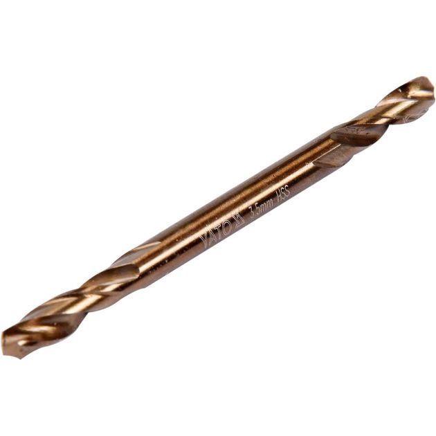 Сверло по металлу 2-стороннє, шліфоване YATO HSS 6542, 3.5 мм, l = 52/13 мм (YT-40012), фото , зображення 2 | SNABZHENIE.com.ua