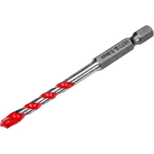 Сверло YATO YG6X 5 мм, 85/30 мм, HEX-1/4 (YT-44782), фото , изображение 2 | SNABZHENIE.com.ua