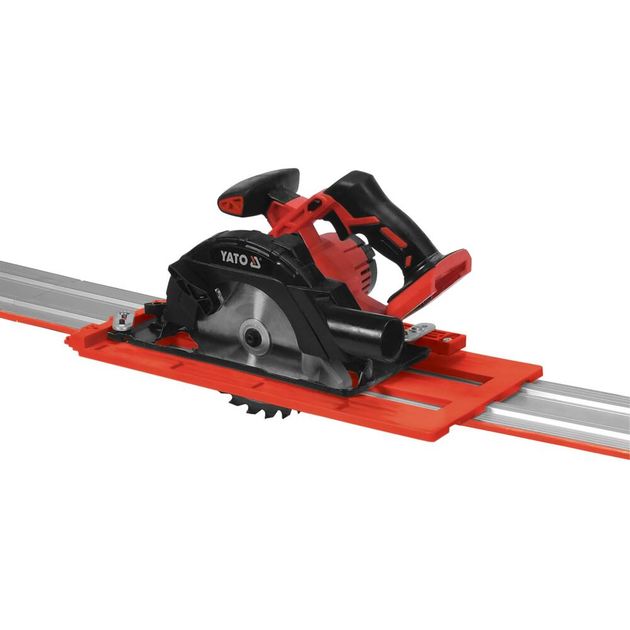 Шина напрямна універсальна YATO для дискових ручних пил з затискачами, l= 150 см, w= 135 мм, фото , зображення 4 | SNABZHENIE.com.ua