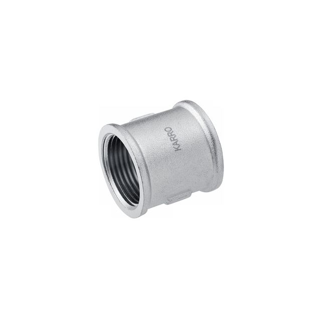 Муфта никелированная Karro 3/4 ВВ KR-3122, фото  | SNABZHENIE.com.ua