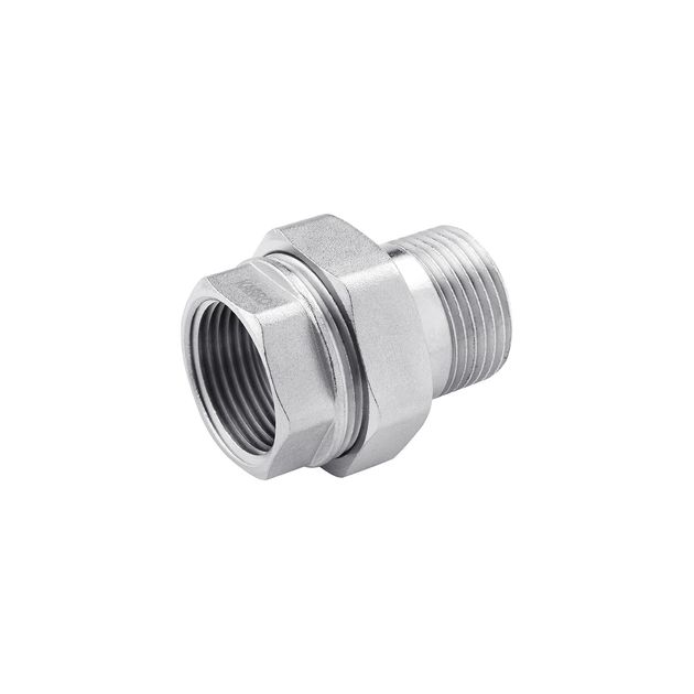 Сгон-американка прямая Karro 1 1/4" ВН никель KR-3102, фото  | SNABZHENIE.com.ua