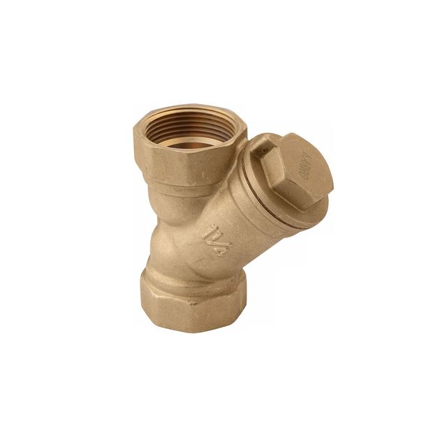 Фильтр грубой очистки Karro 1 1/4" латунный KR-7006, фото  | SNABZHENIE.com.ua