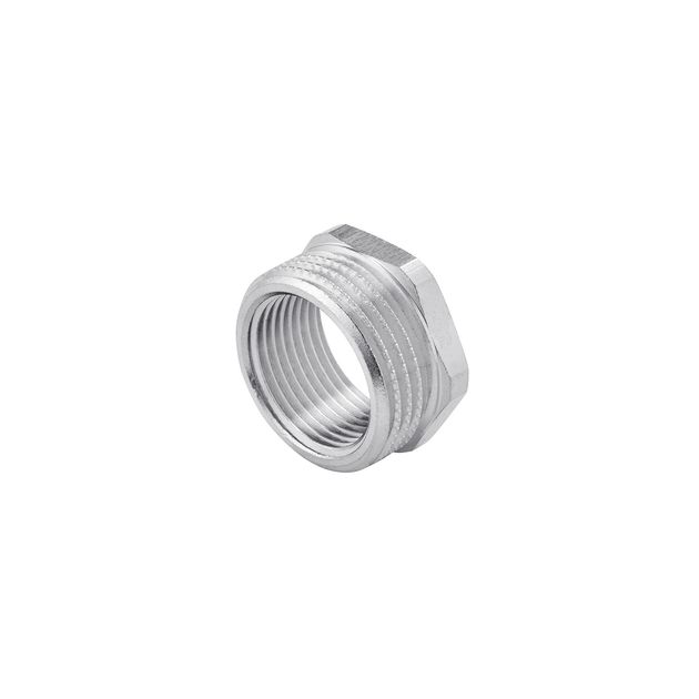 Футорка Karro 1х3/4 НВ никелированная KR-3115, фото  | SNABZHENIE.com.ua