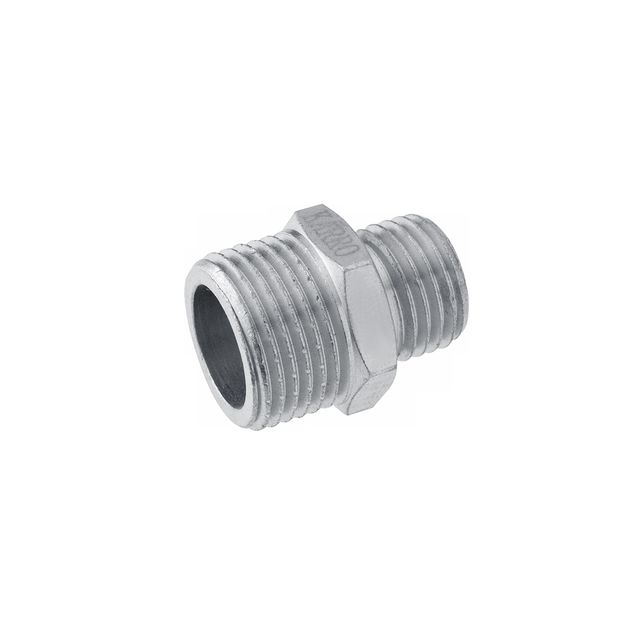 Переходной никелированный ниппель Karro 1 1/2х1 НН KR-3114, фото  | SNABZHENIE.com.ua