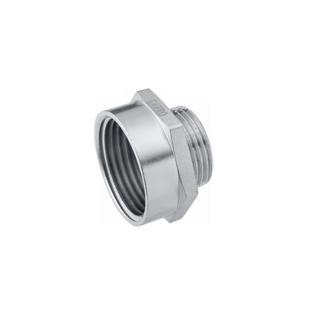 Переходник Karro 2x1 ВН никелированный KR-3117, фото  | SNABZHENIE.com.ua