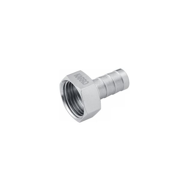 Штуцер Karro 1/2" РВ никелированный D=12 мм KR-820, фото  | SNABZHENIE.com.ua