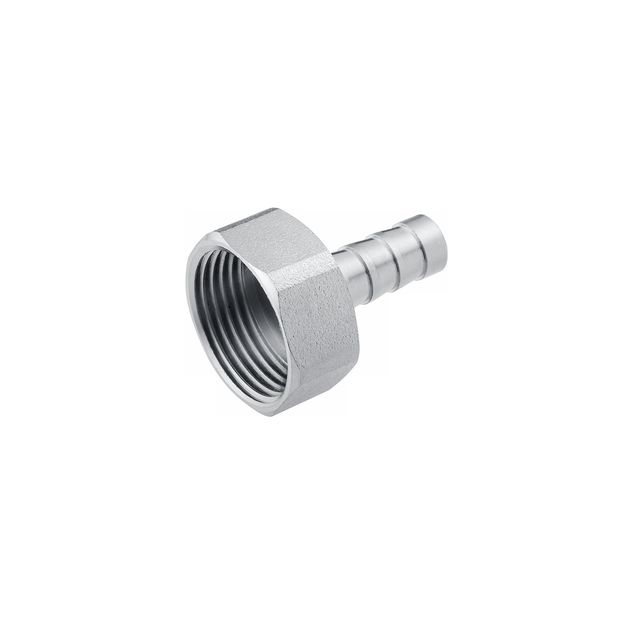 Штуцер Karro 3/4" РВ никелированный, D=10 мм, KR-820, фото  | SNABZHENIE.com.ua