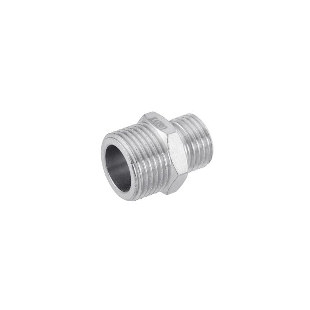 Переходной ниппель Karro 3/8x1/4 НН никелированный KR-3114, фото  | SNABZHENIE.com.ua