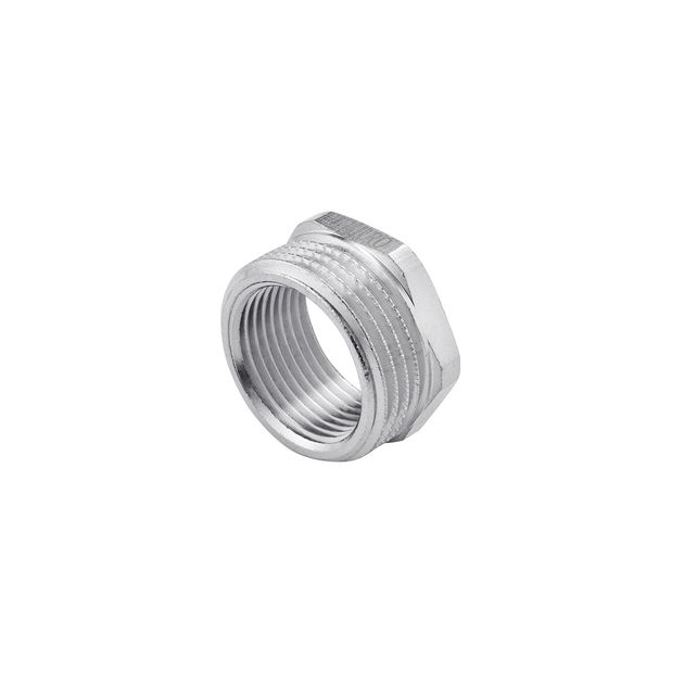 Футорка Karro 1 1/4" НВ никелированная KR-3115, фото  | SNABZHENIE.com.ua