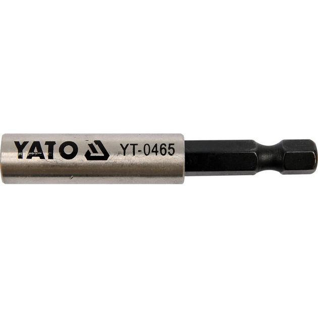 Держатель магнитный для бит 1/4, 60 мм YATO (YT-0465), фото , изображение 2 | SNABZHENIE.com.ua Держатель магнитный для бит 1/4, 60 мм YATO (YT-0465), фото , изображение 2 | SNABZHENIE.com.ua