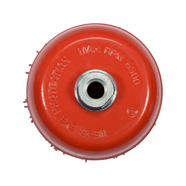 Щетка зачистная нейлоновая чашка YATO 125 мм, гайка М14 (YT-47787), фото , изображение 2 | SNABZHENIE.com.ua Щетка зачистная нейлоновая чашка YATO 125 мм, гайка М14 (YT-47787), фото , изображение 2 | SNABZHENIE.com.ua