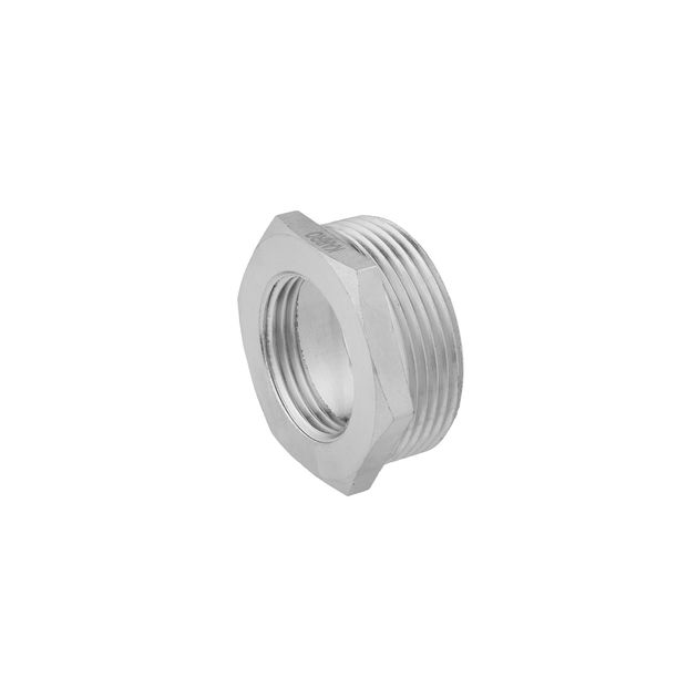 Футорка Karro 1 1/2" х1 НВ никелированная KR-3115, фото  | SNABZHENIE.com.ua