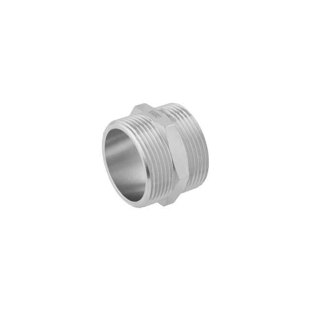 Ниппель Karro 1 1/2" НН никелированный KR-3113, фото  | SNABZHENIE.com.ua