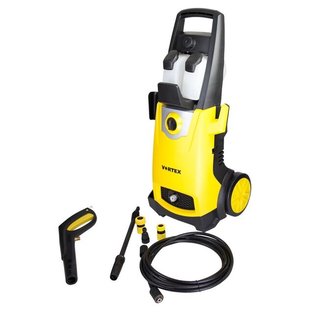 Мийка високого тиску 2000Вт max 150bar 7.2 л/хв + турбонасадка (швидкоз'ємне з'єднання) VORTEX (5342513), фото , зображення 3 | SNABZHENIE.com.ua