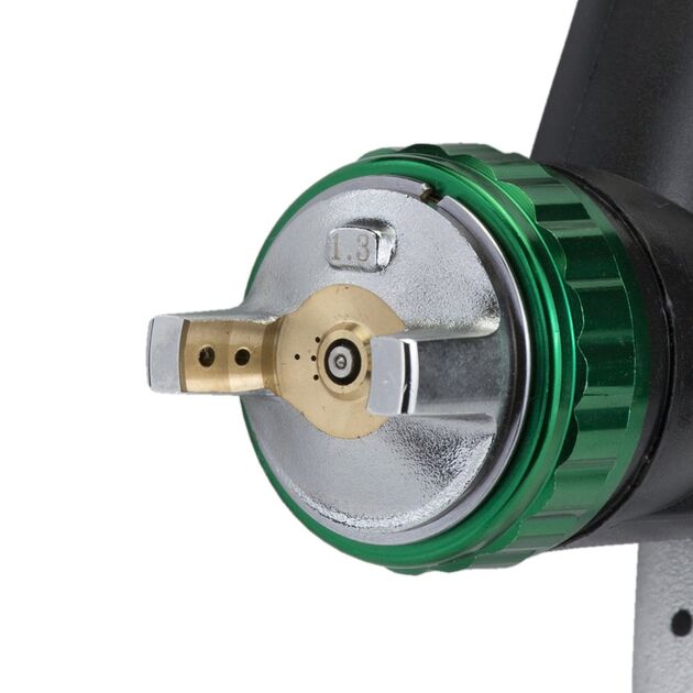 Краскораспилювач HVLP Ø1.3мм 170-285л/мин 2-3бар в/б 600мл (пласт) REFINE (6812341), фото , зображення 6 | SNABZHENIE.com.ua