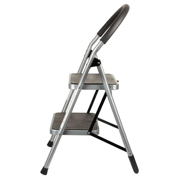 Стремянка стальная 2 ступени FLORA (5035314), фото , изображение 2 | SNABZHENIE.com.ua