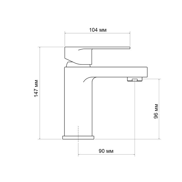 Смеситель для раковини Lidz Arrow 001 (k35) LDARR001CRM44955 Хром, фото , зображення 2 | SNABZHENIE.com.ua Смеситель для раковини Lidz Arrow 001 (k35) LDARR001CRM44955 Хром, фото , зображення 2 | SNABZHENIE.com.ua