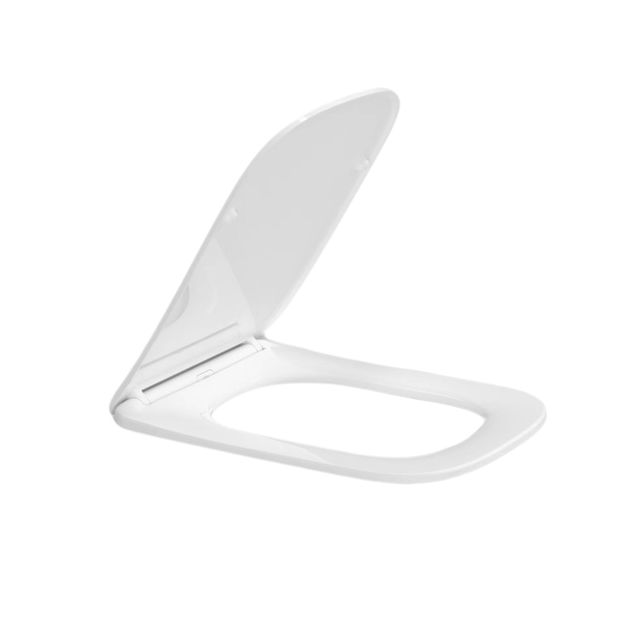 Сиденье для унитаза Qtap Crow Ultra Slim с микролифтом QT99SC6108W, фото  | SNABZHENIE.com.ua
