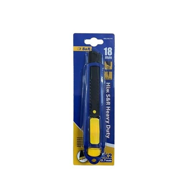 Нож S&R HEAVY DUTY 18 мм, фото  | SNABZHENIE.com.ua