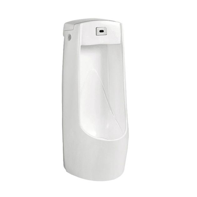 Писсуар напольный Qtap Scorpio с ИК-датчиком, 430х370х990, белый, фото  | SNABZHENIE.com.ua
