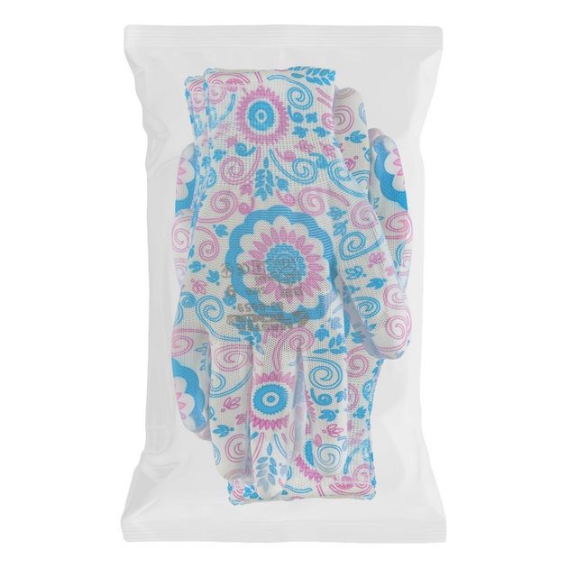 Перчатки бесшовні трикотажні MASTERTOOL Незабудка з поліуретановим покриттям долоні 9 17-20 г 12 пар, фото , зображення 2 | SNABZHENIE.com.ua