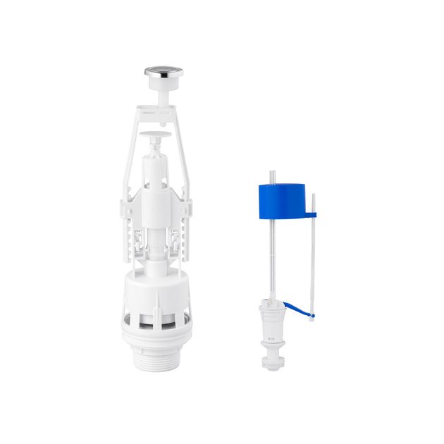 Комплект для бачка унітаза Agua KIT41 з нижньою підводкою 1/2, фото  | SNABZHENIE.com.ua