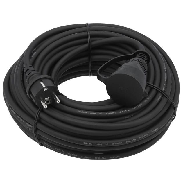 Кабель-подовжувач для будівельних робіт мережевий 230 В YATO, l= 30 м, струм 16 А, 3-жильний Ø=1,5 мм², фото , зображення 2 | SNABZHENIE.com.ua