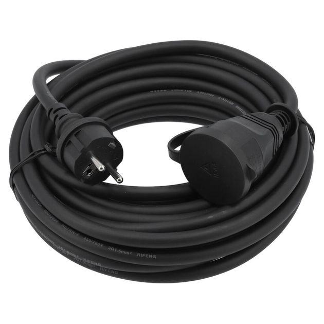 Кабель-подовжувач мережевий YATO 230 В, 10 м, 16 А, 3-жильний Ø=1,5 мм², фото , зображення 2 | SNABZHENIE.com.ua