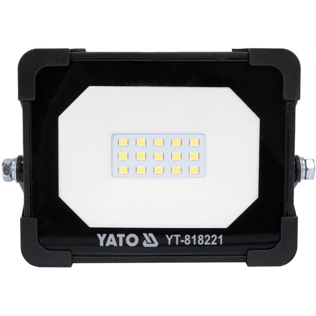 Прожектор YATO 10 Вт, 950 Лм, 15 SMD-діодів, 230 В, 115x98x32 мм, фото , изображение 2 | SNABZHENIE.com.ua