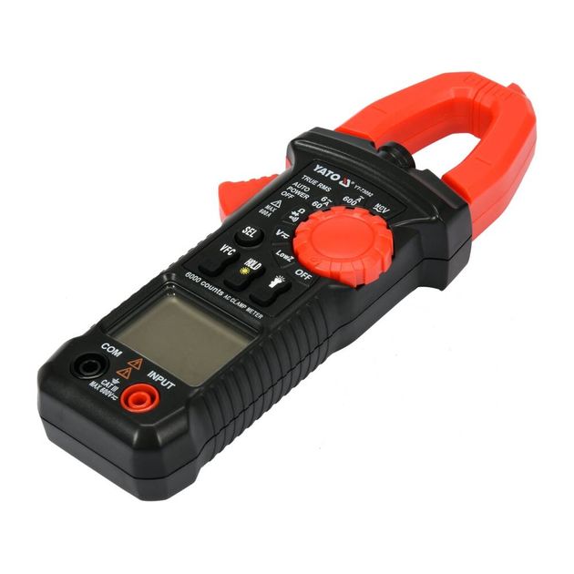 Мультиметр-клещи YATO с LCD-дисплеем и чехлом (YT-73092), фото , изображение 2 | SNABZHENIE.com.ua Мультиметр-клещи YATO с LCD-дисплеем и чехлом (YT-73092), фото , изображение 2 | SNABZHENIE.com.ua