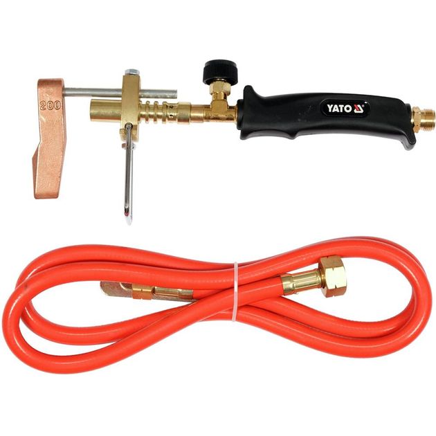 Газовый паяльник YATO для кровельных работ с насадкой и шлангом 1,5 м, фото , изображение 2 | SNABZHENIE.com.ua