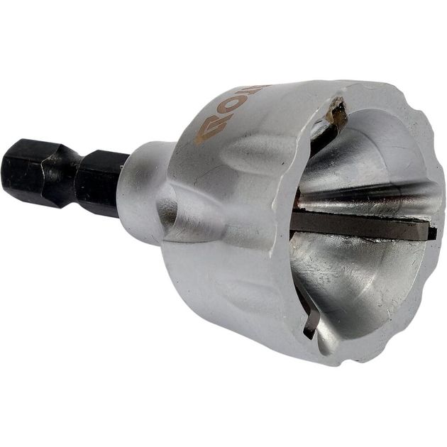 Знімач фаски YATO на 6-гран. шпинделі 1/4", Ø 3-19 мм, глиб. 12 мм, фото , изображение 2 | SNABZHENIE.com.ua